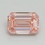 1.51 Ct. Fancy Vivid Pink Emerald Lab Grown Diamond