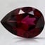 10.2x7.1mm Unheated Red Pear Rhodolite Garnet