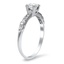 The Vanida Ring, smalltop view on a hand