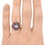 The Eryn Ring, smallzoomed in top view on a hand