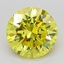 1.79 Ct. Fancy Vivid  Yellow Round Lab Grown Diamond