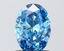 1.08 Ct. Fancy Vivid Blue Blue Oval Lab Grown Diamond