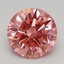2.02 Ct. Fancy Vivid Pink Round Lab Grown Diamond