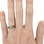 The Malena Ring, smallzoomed in top view on a hand