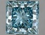 2.50 Ct. Fancy Vivid Blue Princess Lab Grown Diamond