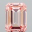 2.03 Ct. Fancy Intense  Pink Emerald Lab Grown Diamond