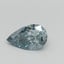 0.50 Ct. Fancy Vivid Greenish Blue Pear Lab Grown Diamond