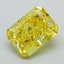 2.68 Ct. Fancy Vivid Yellow Radiant Lab Grown Diamond