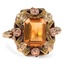 Retro Citrine Vintage Ring