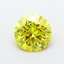 1.09 Ct. Fancy Vivid  Yellow Round Lab Grown Diamond