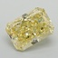 1.08 Ct. Fancy Intense Yellow Radiant Lab Grown Diamond