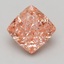 8.05 Ct. Fancy Vivid Pink Cushion Lab Grown Diamond