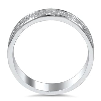 Custom Modern Celtic Eternity Ring