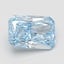 2.10 Ct. Fancy Vivid Blue Radiant Lab Grown Diamond