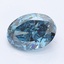 1.03 Ct. Fancy Vivid Blue Oval Lab Grown Diamond