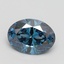 1.85 Ct. Fancy Vivid Blue Oval Lab Grown Diamond