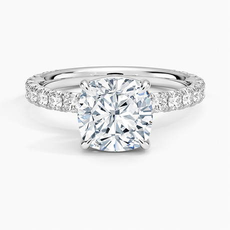 Luxe French Pavé Perfect Fit Diamond Ring