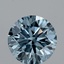 3.83 Ct. Fancy Vivid  Blue Round Lab Grown Diamond