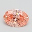 1.52 Ct. Fancy Intense Pink Oval Lab Grown Diamond