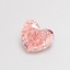 0.28 Ct. Fancy Intense  Pink Heart Lab Grown Diamond