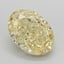 2.26 Ct. Fancy Intense Yellow Oval Lab Grown Diamond