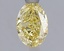 1.08 Ct. Fancy Intense  Yellow Oval Lab Grown Diamond