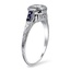 The Elba Ring, smalltop view on a hand