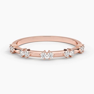 Duet Lab Diamond Ring (1/6 ct. tw.) in 14K Rose Gold