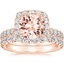 14KR Morganite Estelle Diamond Bridal Set (1 1/3 ct. tw.), smalltop view