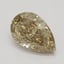 1.05 Ct. Fancy Yellowish Brown Pear Diamond