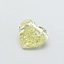 0.81 Ct. Fancy Yellow Heart Lab Grown Diamond
