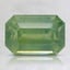 8.7x5.8mm Unheated Green Emerald Montana Sapphire