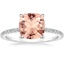 18K White Gold Demi Three-Quarter Coverage Diamond Ring (1/3 ct. tw.), smalltop view