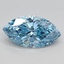 1.38 Ct. Fancy Vivid Blue Marquise Lab Grown Diamond