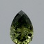 0.96 Ct. Fancy Vivid Green Pear Lab Grown Diamond