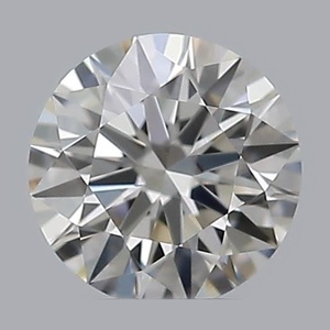 Round diamond — real photo