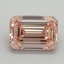 3.15 Ct. Fancy Intense Pink Emerald Lab Grown Diamond