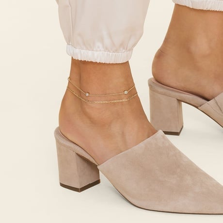 Blake Curb Chain Anklet
