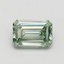 0.70 Ct. Fancy Vivid Green Emerald Lab Grown Diamond