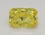 1.03 Ct. Fancy Vivid  Yellow Radiant Lab Grown Diamond