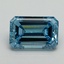 2.01 Ct. Fancy Vivid Blue Emerald Lab Grown Diamond