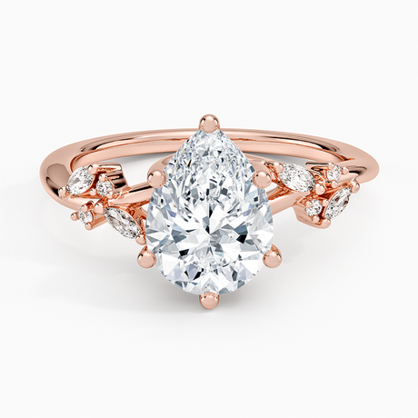 14K Rose Gold Arden Diamond Ring (1/6 ct. tw.)