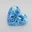 1.01 Ct. Fancy Vivid Blue Heart Lab Grown Diamond