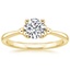 18K Yellow Gold Soiree Ring, smalltop view