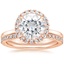 14KR Moissanite Vienna Diamond Bridal Set (1/2 ct. tw.), smalltop view