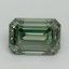 2.59 Ct. Fancy Vivid Pacific Green Emerald Lab Grown Diamond