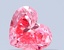0.44 Ct. Fancy Vivid Pink Heart Lab Grown Diamond