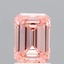 1.52 Ct. Fancy Intense Pink Emerald Lab Grown Diamond
