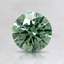 0.91 Ct. Fancy Vivid Pacific Green Round Lab Grown Diamond