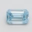 1.03 Ct. Fancy Intense Blue Emerald Lab Grown Diamond